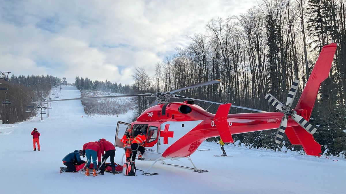 Na slovenské sjezdovce zemřel osmiletý chlapec, smetl ho jiný lyžař